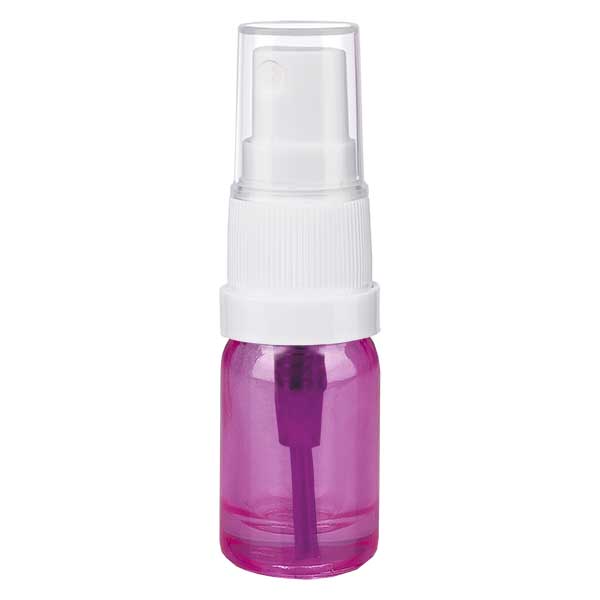 5ml Sprayflasche weiss/transparent Standard PurpleLine UT18/5