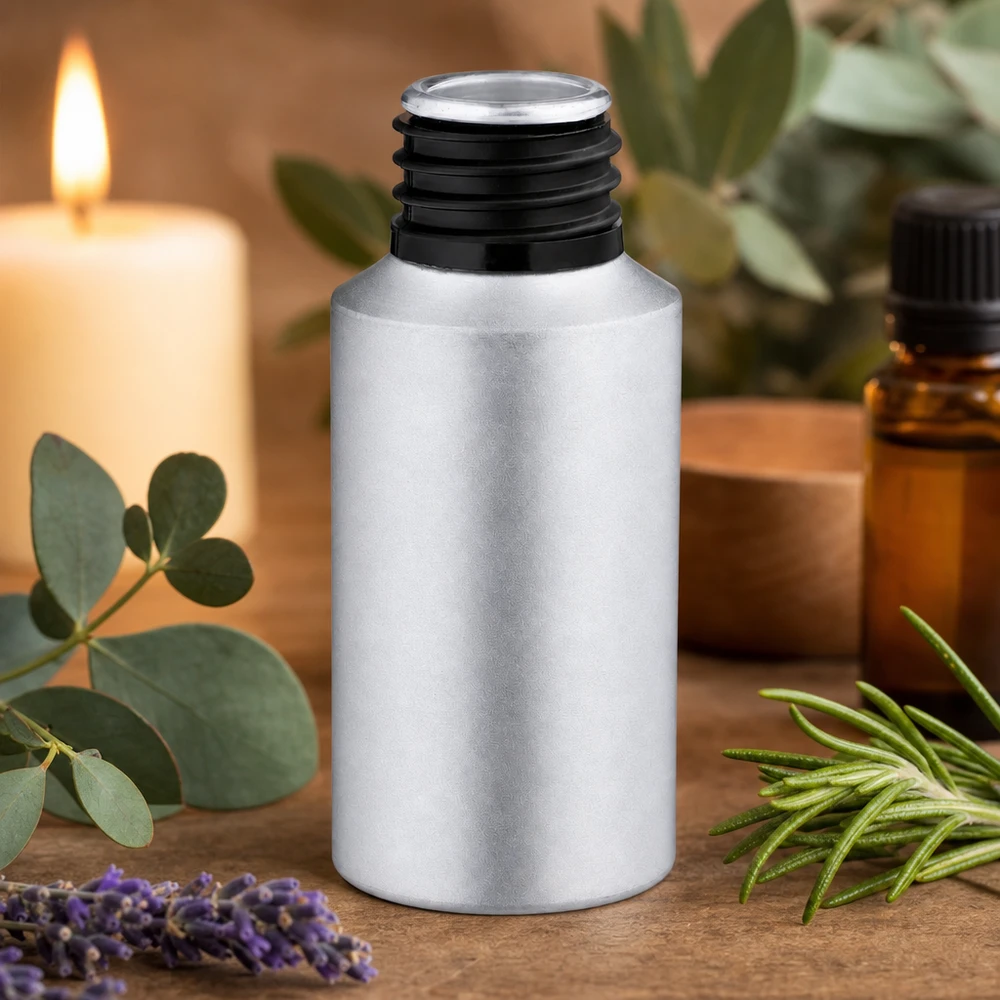 30ml gebeizte Aluflasche Leichte 30ml Aluminiumflasche mit robuster Konstruktion ideal für Aromamischungen