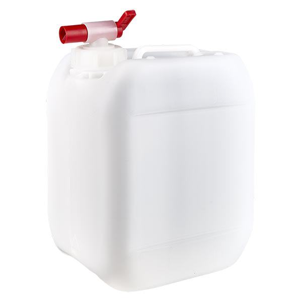Tanica da 5 litri con rubinetto di scarico Tanica da 5 litri con rubinetto di scarico