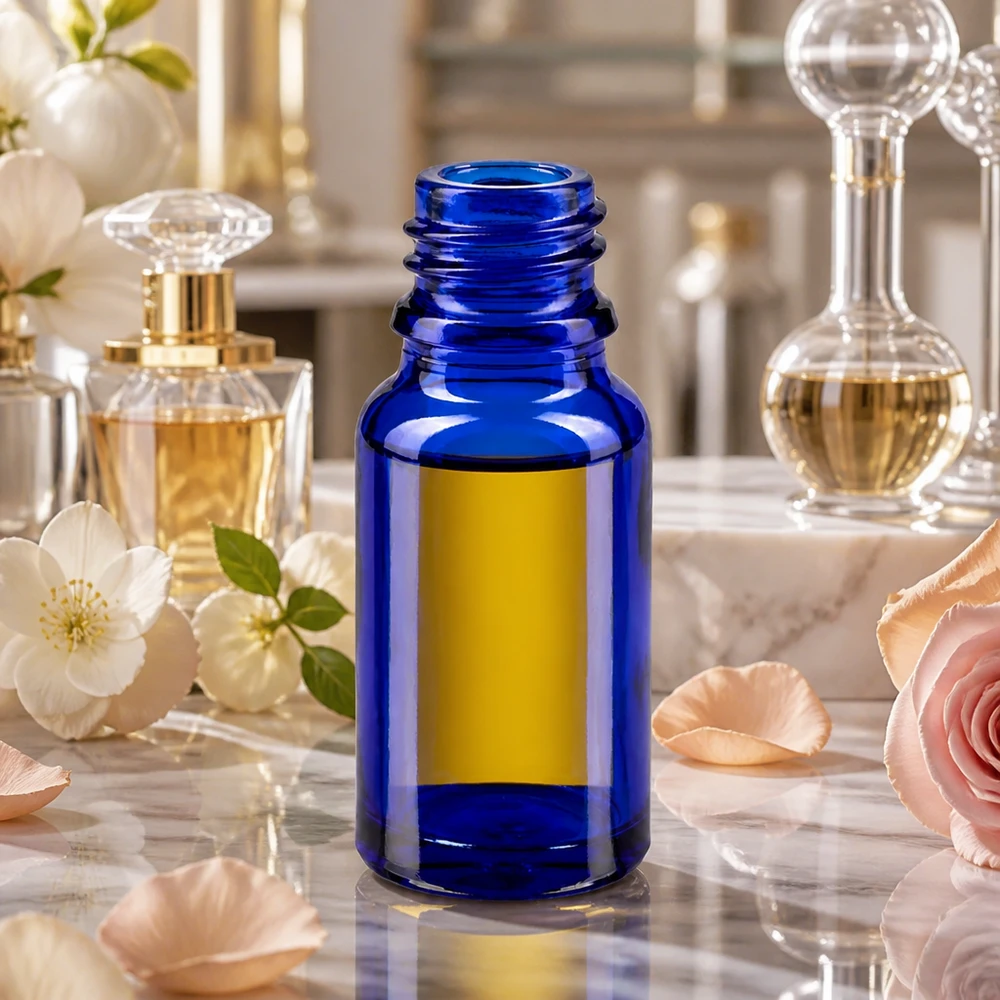 Flacone farmaceutico blu da 10 ml ApoGlas Flacone da 10 ml per farmacia con base stabile e forma ergonomica per una manipolazione sicura