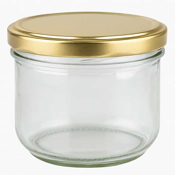 260ml Sturzglas mit BasicSeal Deckel gold UNiTWIST