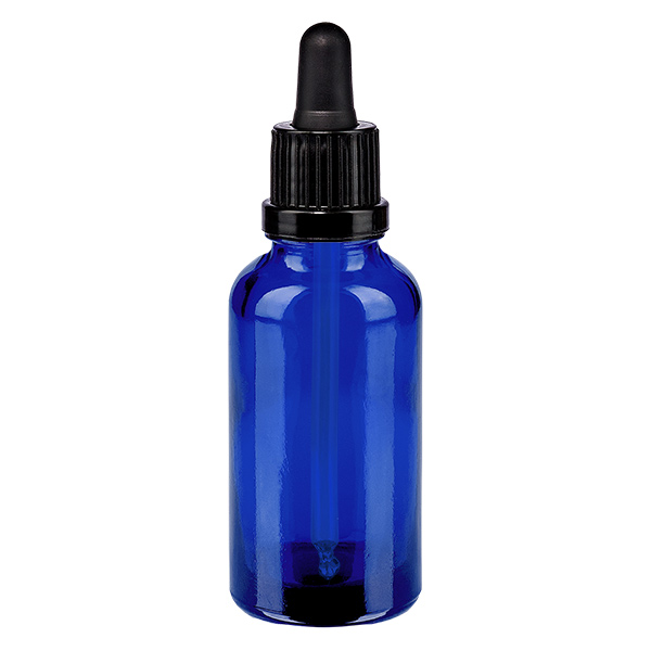 30ml Pipettenflasche schwarz Originalitätsverschluss BlueLine UT18/30