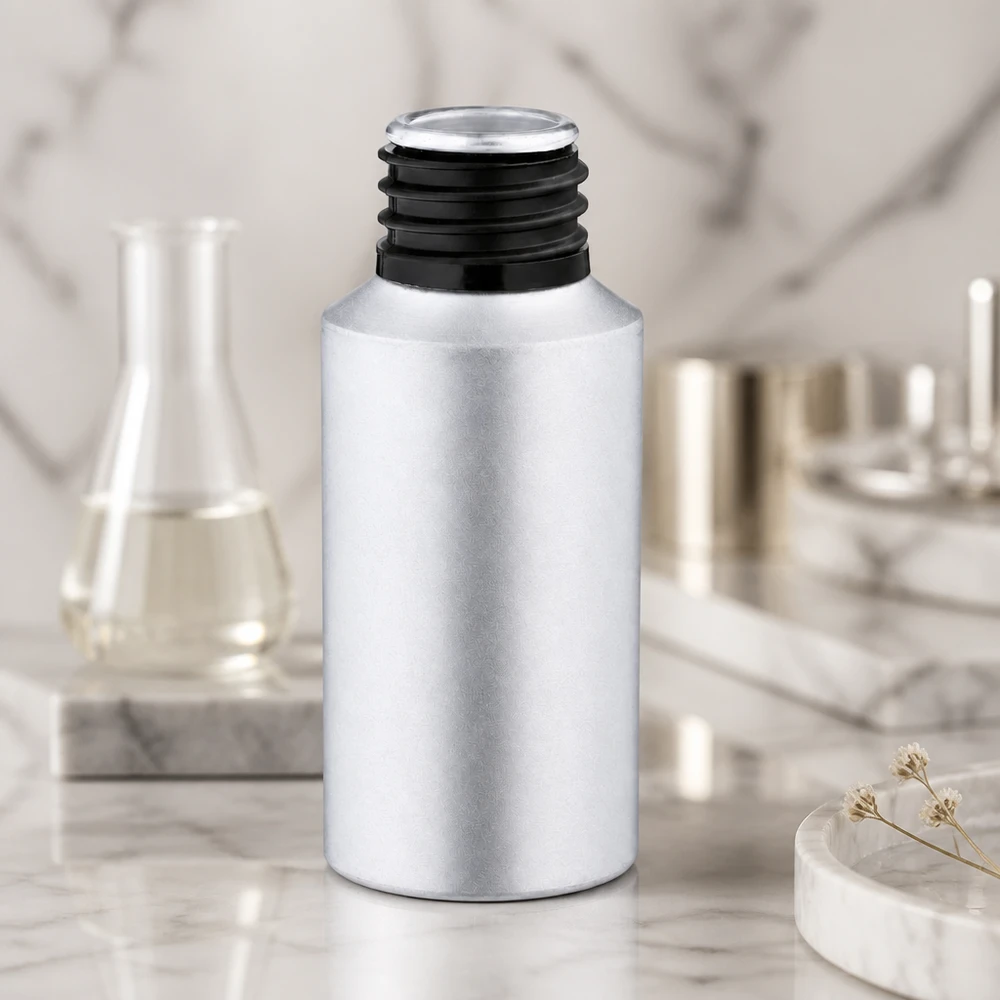 30ml gebeizte Aluflasche Elegante gebeizte Aluminiumflasche 30ml mit Premium Finish für hochwertige Kosmetikprodukte