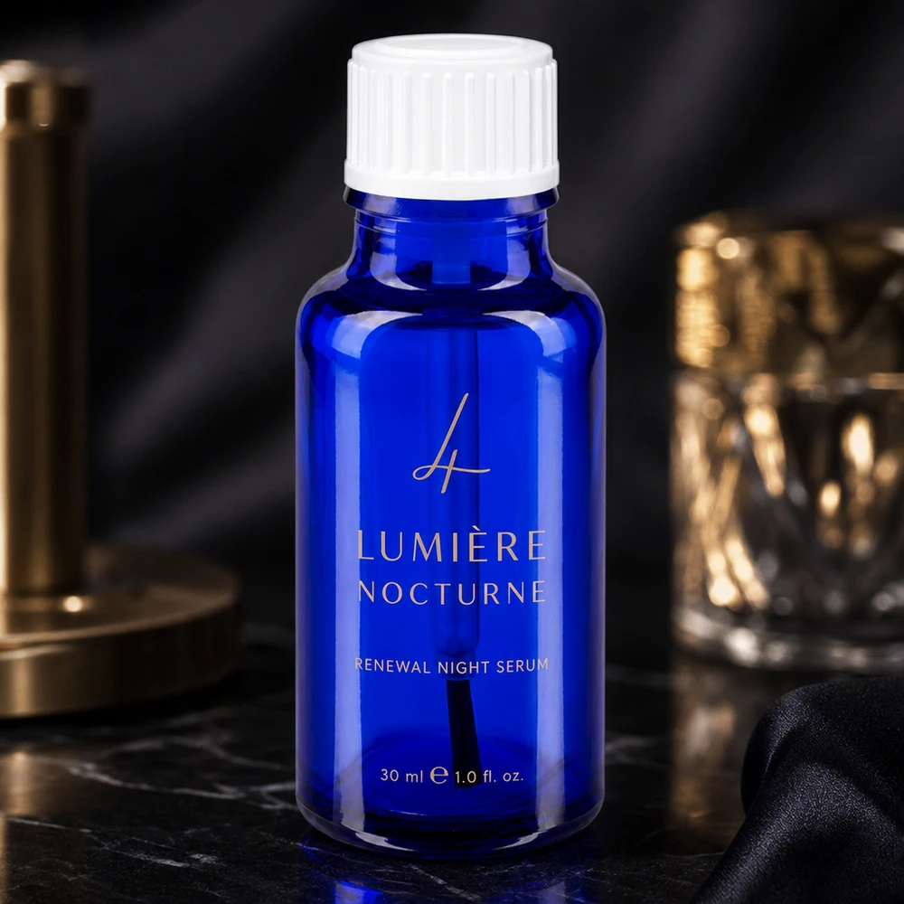 Apothekenflasche blau 20ml Schraubverschluss weiß Pinsel Kleine 20ml Flasche aus kobaltblauem Apothekerglas mit weißem Pinselverschluss Kosmetik
