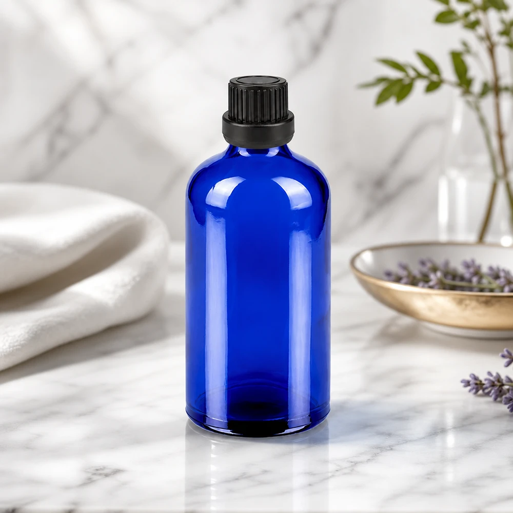 100ml Tropfflasche 2mm schwarz Originalitätsverschluss BlueLine UT18/100 100ml Tropfflasche 2mm schwarz Originalitätsverschluss BlueLine UT18/100