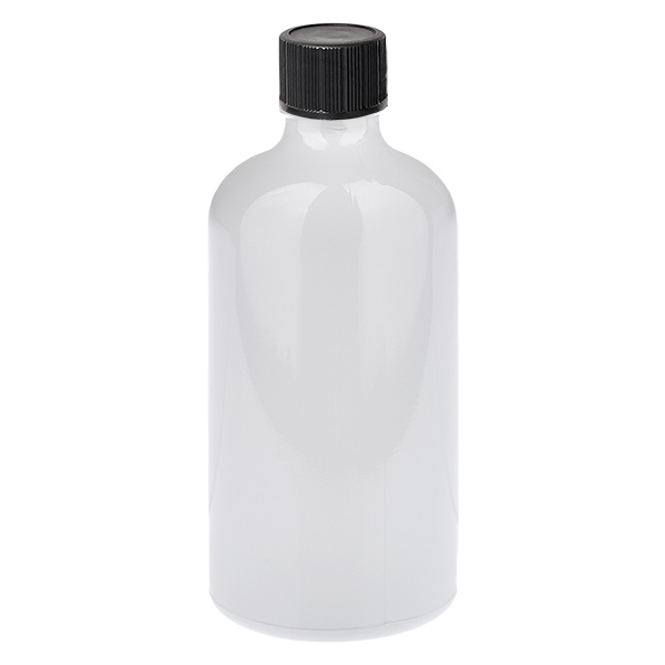 Flacone contagocce da 100 ml, tappo standard nero da 1 mm WhiteLine UT18/100 Flacone contagocce da 100 ml, tappo standard nero da 1 mm WhiteLine UT18/100