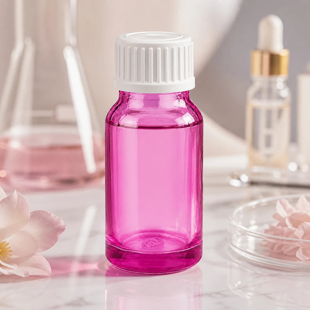 Bottiglia professionale da laboratorio da 10 ml in vetro colorato con contagocce di precisione da 0,9 mm per esperimenti