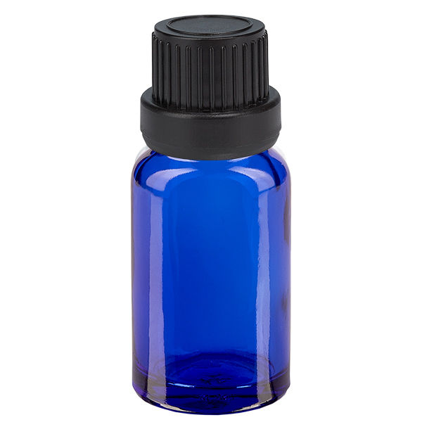 10ml Flasche 11mm Schraubverschluss schwarz Originalitätsverschluss BlueLine UT18/10