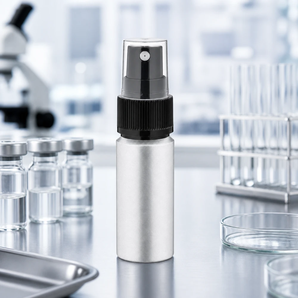 20ml gebeizte Aluflasche mit Zerstäuber Präzise 20ml gebeizte Aluminiumflasche mit Sprühkopf für punktgenaue Wirkstoffverteilung