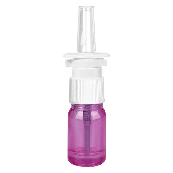 5ml Nasensprayflasche weiß/transparent Standard PurpleLine UT18/5