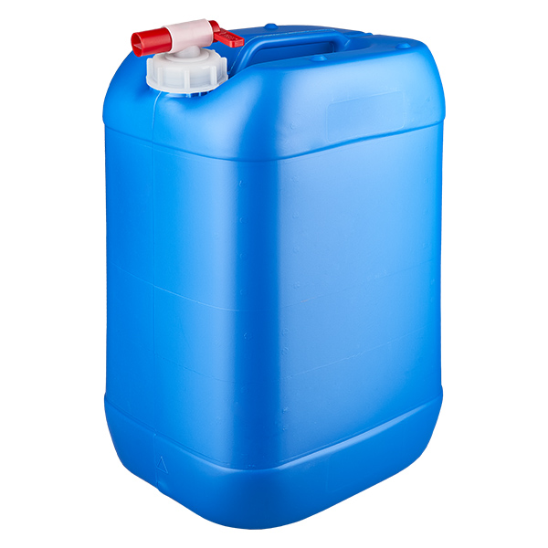 Tanica 25 litri blu con rubinetto di scarico Tanica 25 litri blu con rubinetto di scarico