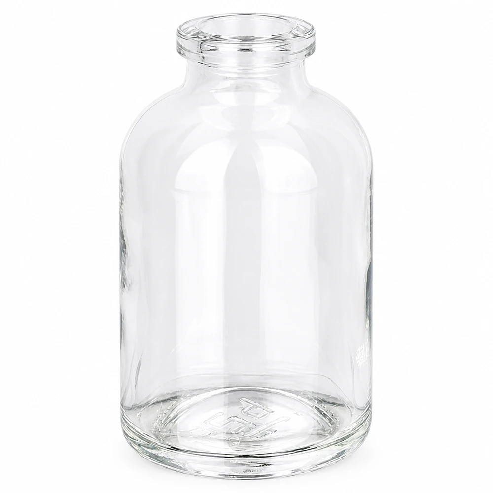 Injektionsflasche Klarglas 50ml Medizinische Injektionsflasche 50ml Klarglas für Labor und Pharmazie
