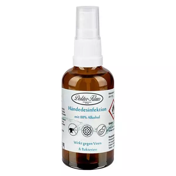 50ml Spray désinfectant pour les mains Doktor-Klaus