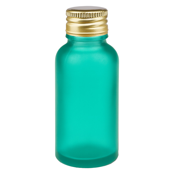 30ml Flasche 11mm Schraubverschluss Alu-Gold Standard GreenL. UT18/30