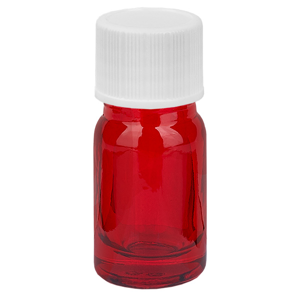 5ml Flasche 11mm Schraubverschluss weiß Standard RedLine UT18/5