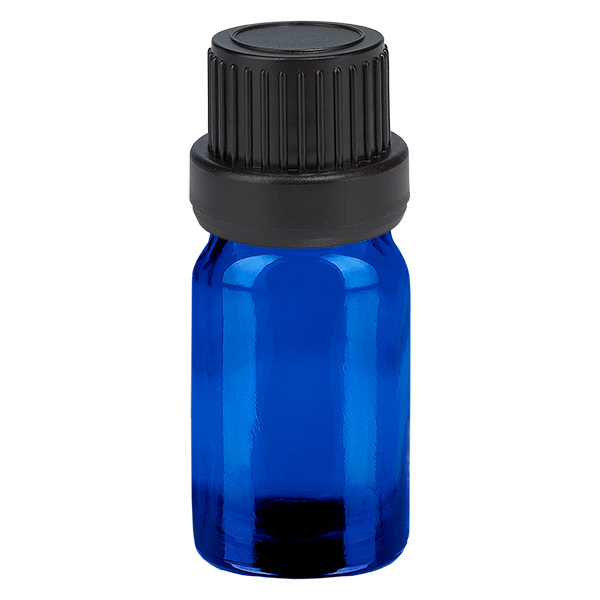 5ml Flasche 11mm Schraubverschluss schwarz Originalitätsverschluss BlueLine UT18/5