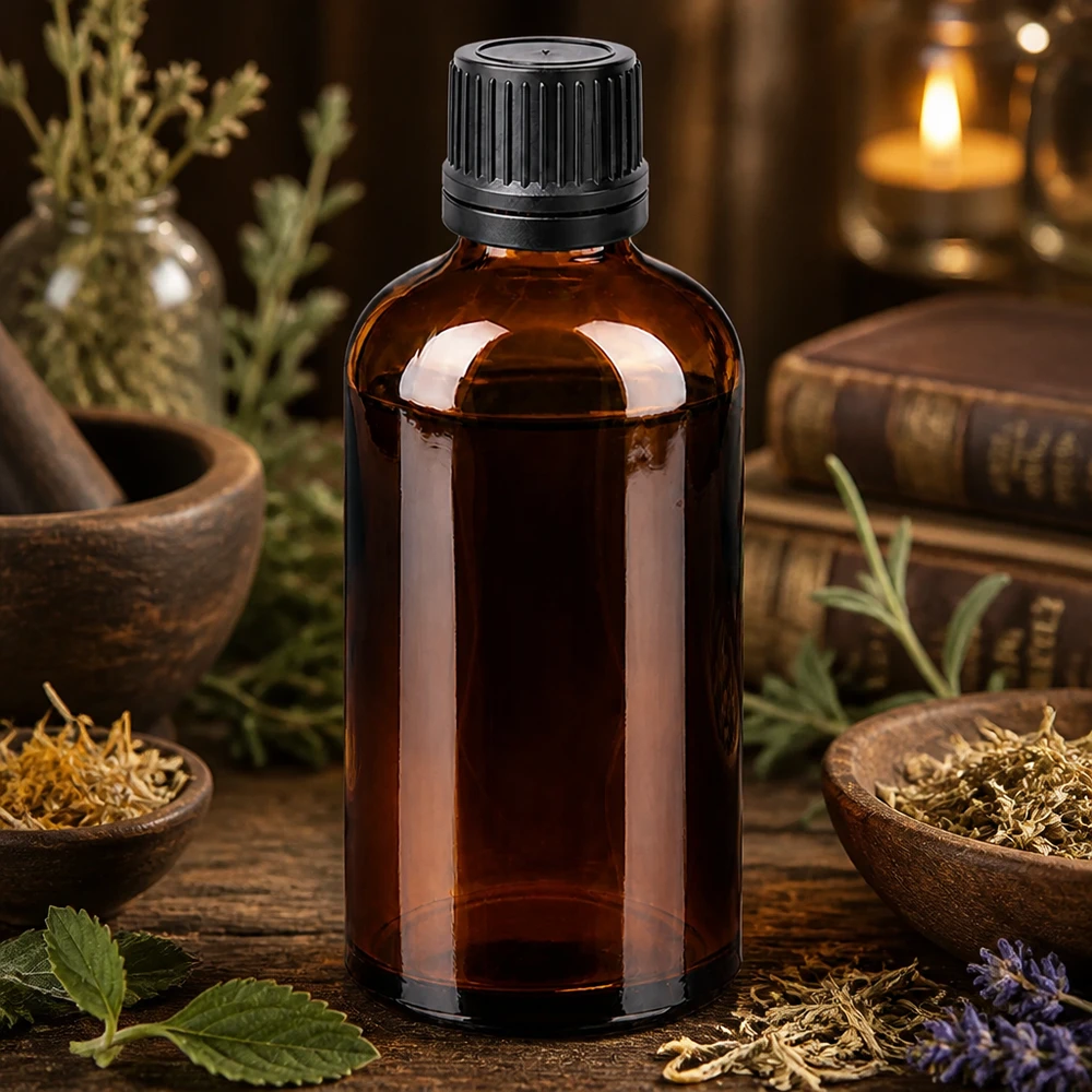 Versatile flacone in vetro da 100 ml con inserto contagocce per cosmetici, naturopatia e progetti fai da te