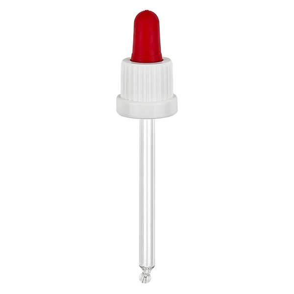 PiV.. bianco/rosso DIN18, lunghezza pipetta 85 mm OV.. PiV.. bianco/rosso DIN18, lunghezza pipetta 85 mm OV..
