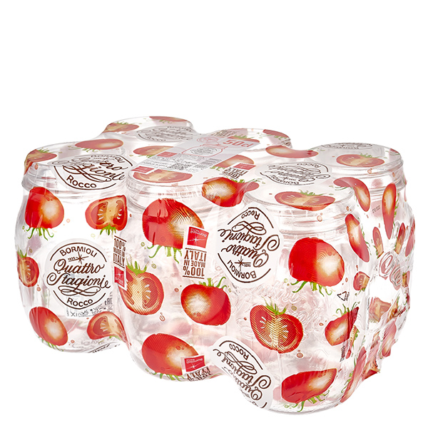 500ml Rundglas "Quattro Stagioni" mit Deckel