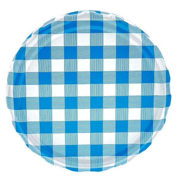 1062ml Rundglas + BasicSeal Deckel blau/weiß UNiTWIST