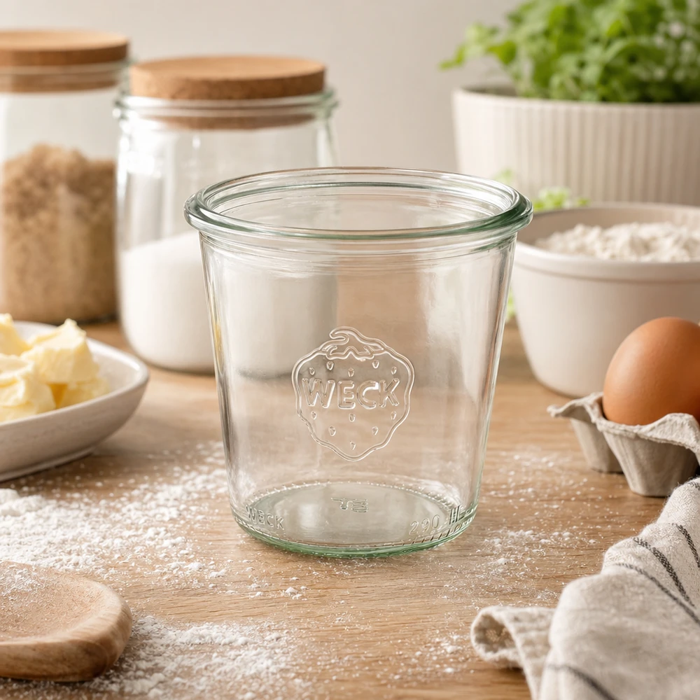 Vaso di vetro alto da 290 ml WECK RR80 Vaso di vetro alto da 290 ml WECK RR80