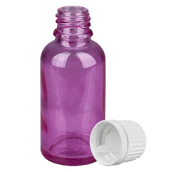 30ml Tropfflasche 0.7mm weiss Originalität Schraubverschlusserschluss  PurpleLine UT18/30