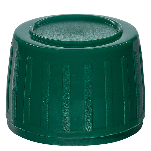 Tappo a vite verde con anello antimanomissione PP28 ApoGlas Tappo a vite verde con anello antimanomissione PP28 ApoGlas