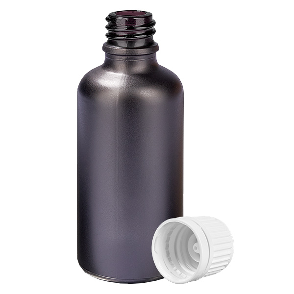 Bottiglia da 50ml 11mm SV bianco OV BlackLine UT18/50 Bottiglia da 50ml 11mm SV bianco OV BlackLine UT18/50