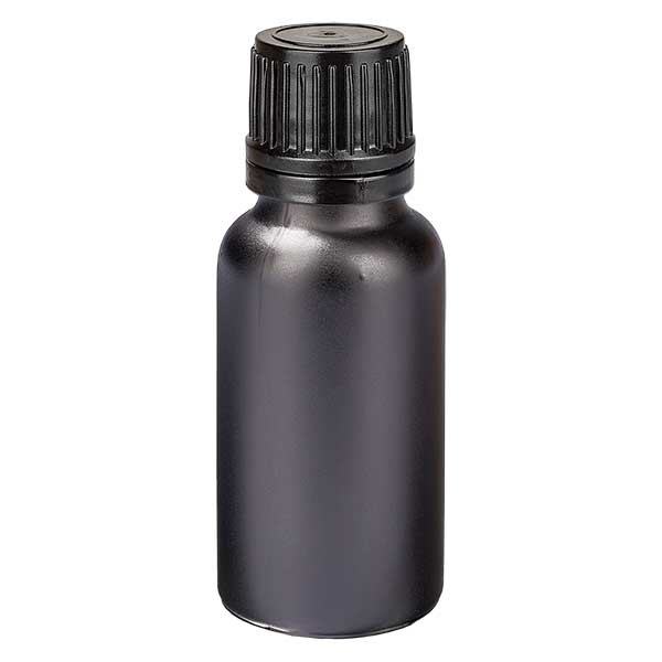 Flacone contagocce da 20 ml 1 mm OV BlackL. UT18/20 Flacone contagocce da 20 ml 1 mm OV BlackL. UT18/20