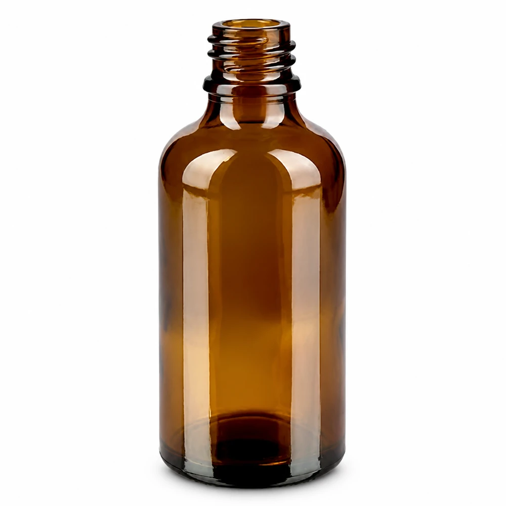 50ml Tropfflasche 2mm schwarz Originalitätsverschluss BrownLine UT18/50 Hochwertige Braunglasflasche 50ml mit schwarzem Tropfaufsatz für DIY-Kosmetikprodukte
