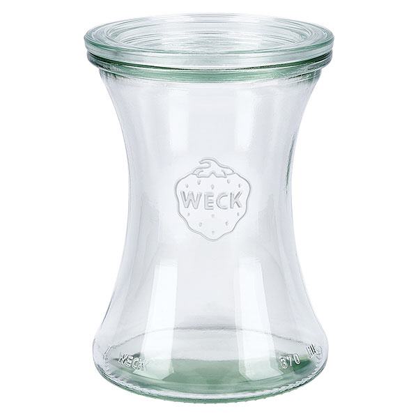 370ml Delikatessenglas mit Glasdeckel WECK RR80