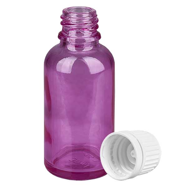 30ml Flasche 11mm Schraubverschluss weiss Originalität Schraubverschlusserschluss  PurpleLine UT18/30