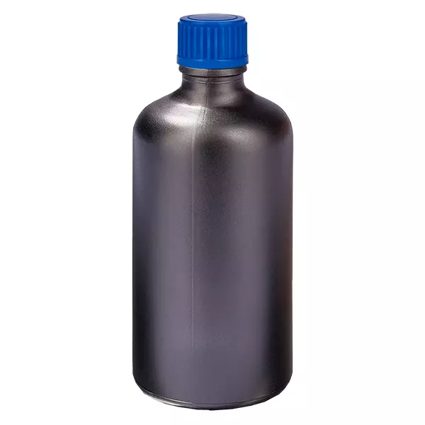 Bottiglia da 100ml 11mm SV blu STD BlackLine UT18/100