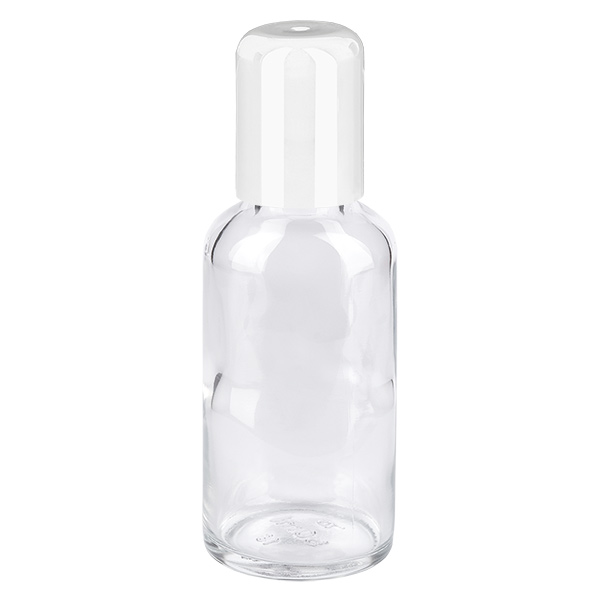 Flacone roll-on da 30 ml bianco STD ClearLine UT18/30 Flacone roll-on da 30 ml bianco STD ClearLine UT18/30