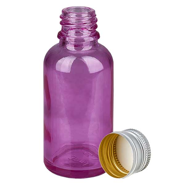 30ml Flasche 11mm Schraubverschluss Alu-Silberer Standard PurpleLine.UT18/30