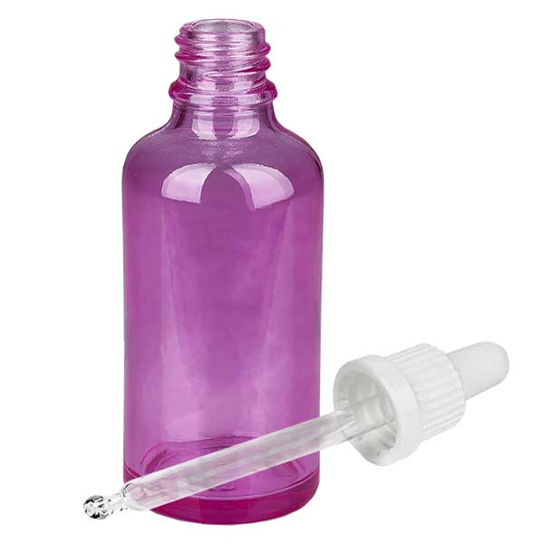 50ml Pipettenflasche weiss Originalität Schraubverschlusserschluss  PurpleLine UT18/50