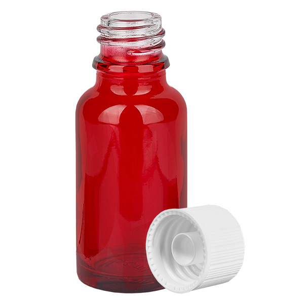 20ml Flasche 11mm Schraubverschluss weiß Standard RedLine UT18/20