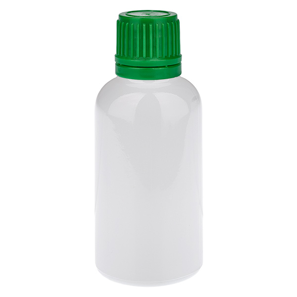 30ml Flasche 11mm Schraubverschluss grün Originalitätsverschluss WhiteLine UT18/30