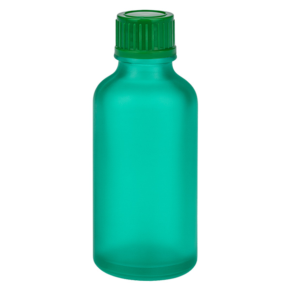 50ml Flasche 11mm Schraubverschluss grün Standard GreenLine UT18/50