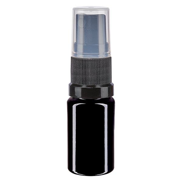 Flacone farmacia viola 5ml attacco spray nero Flacone farmacia viola 5ml attacco spray nero