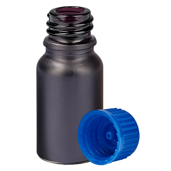 10ml Flasche 11mm Schraubverschluss blau Standard BlackLine UT18/10