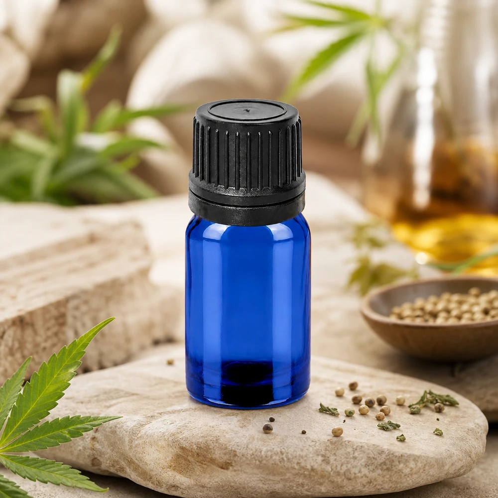 Flacone in vetro premium da 5 ml con inserto contagocce da 1 mm ideale per oli essenziali e tinture