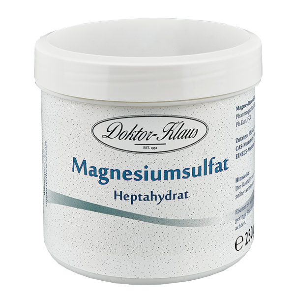 Solfato di magnesio (7-idrato) 250 g Doktor-Klaus Solfato di magnesio (7-idrato) 250 g Doktor-Klaus