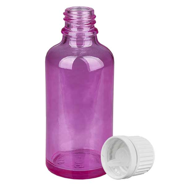 50ml Tropfflasche 0.7mm weiss Originalität Schraubverschlusserschluss  PurpleLine UT18/50
