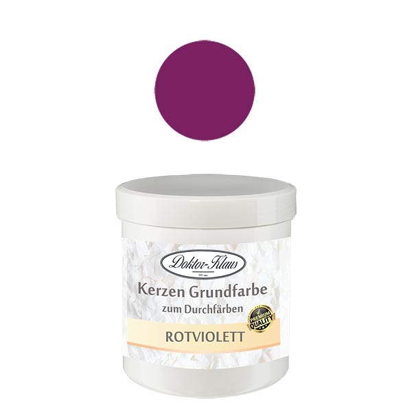 Base per candele Doktor-Klaus colore rosso-viola, 7gr, in latta Base per candele Doktor-Klaus colore rosso-viola, 7gr, in latta