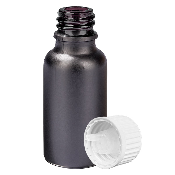 Flacone contagocce da 20ml 0,9mm bianco STD BlackLine UT18/20 Flacone contagocce da 20ml 0,9mm bianco STD BlackLine UT18/20