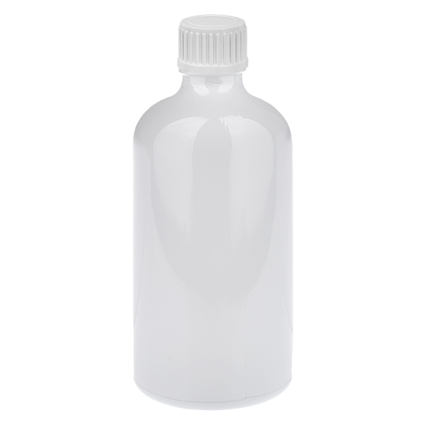 Flacone contagocce da 100 ml 0,9 mm bianco Tappo standard WhiteLine UT18/100 Flacone contagocce da 100 ml 0,9 mm bianco Tappo standard WhiteLine UT18/100