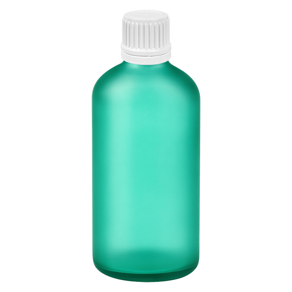 100ml Flasche 11mm Schraubverschluss weiß Originalitätsverschluss GreenLine UT18/100