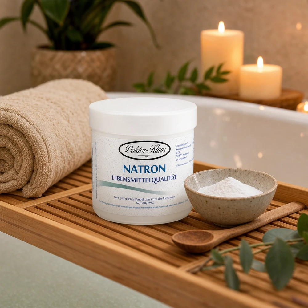 Natron Doctor Klaus 250g per alimenti nel bagno benessere per bagni rilassanti e completi