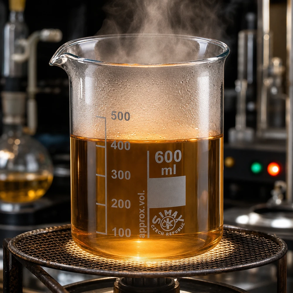 Bicchiere 600ml in vetro borosilicato, forma bassa Bicchiere graduato da 600 ml di forma bassa con scala millimetrica ben visibile in vetro borosilicato
